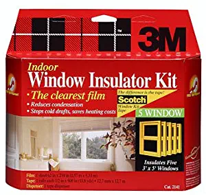 3M 2141W-6 Interior Shrink Film Window Kit