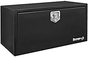 Buyers Products Black Steel Underbody Truck Box w/ T-Handle Latch (18x18x36 Inch)