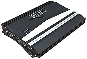 2-Channel High Power MOSFET Amplifier - Slim 2000 Watt Bridgeable Mono Stereo 2 Channel Car Audio Amplifier w/ Crossover Frequency and Bass Boost Control, RCA input and Line Output - Lanzar VCT2210