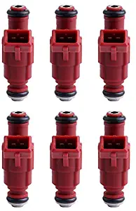 ECCPP Fuel Injectors 6pcs High Performance 4 Hole Fuel Injector Kits 0280156028 Fit for 2002 2003 2004 Mercury Mountaineer 2001 2002 2003 Ford Explorer 4.0L