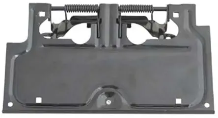 Rugged Ridge 11233.02 Black Powdercoated License Plate Bracket