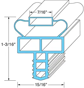 Randell Refrigeration Door Gasket INGSK1045