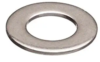 18-8 Stainless Steel Flat Washer, Plain Finish, 5/8" Hole Size, 11/16" ID, 1-1/2" OD, 0.075" Nominal Thickness (Pack of 25)