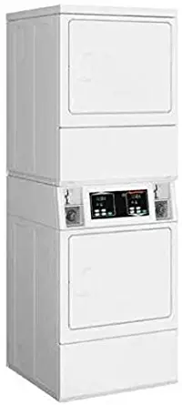 Speed Queen SSENYAGS173TW01 Electric 240V Stacked Dryer on Dryer with 14 cu. ft. Total Capacity, in White