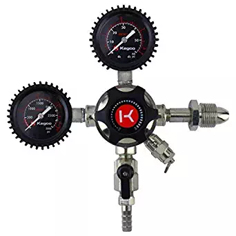 Kegco LHU5N Elite Series Dual Gauge Nitrogen Draft Beer Regulator