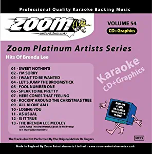 Zoom Karaoke CD+G - Platinum Artists 54: Brenda Lee