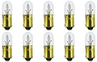 CEC Industries #1815 Bulbs, 14 V, 2.8 W, BA9s Base, T-3.25 shape (Box of 10)