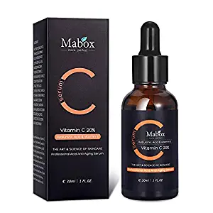 Vitamin C Serum for Face and Eyes, Organic Anti-Aging Moisturizer Serum for Face and Eyes 20% with Hyaluronic Acid & Vitamin E, 1 fl oz