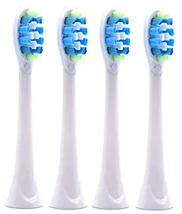 C3 Premium Plaque Control and Gum Care Replacement Brush Heads Compatible with Philips Sonicare Electric Toothbrush - 4 Pack