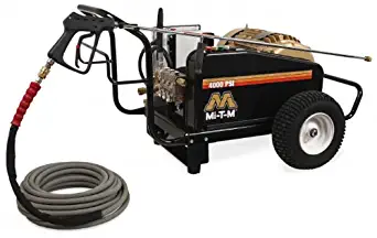 Mi-T-M CW-4004-1ME3 CW Premium Series Cold Water Electric Belt Drive, 15.0 HP Motor, 230V, 40A, 4000 PSI Pressure Washer