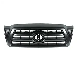 CarPartsDepot, Front Grille Replacement Black Plastic Without Emblem, 400-44543 TO1200269 5310004350
