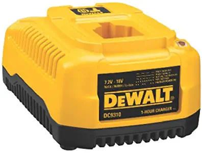 DEWALT Charger for 7.2V-18V Battery, 1-Hour Fast Charging(DC9310)