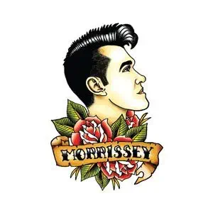 Tattify Vintage Morrissey Temporary Tattoo - Charming Man (Set of 2) - Other Styles Available - Fashionable Temporary Tattoos - Long Lasting and Waterproof