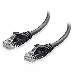 Cable Matters Snagless Cat6 Ethernet Cable (Cat6 Cable/Cat 6 Cable) in Black 25 Feet