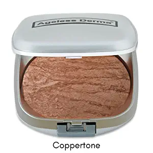 Ageless Derma Baked Mineral Makeup Healthy Blush with Botanical Extracts (Coppertone Swirl) Made in USA