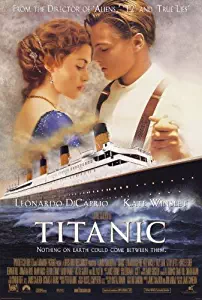 Titanic Poster Movie F 11x17 Kate Winslet Leonardo DiCaprio Billy Zane Kathy Bates MasterPoster Print, 11x17