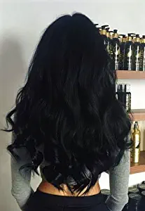 Moresoo 20 Inch Human Hair Extensions U Tip Hair Extensions Nail Hair Pre-bonded Hair Color #1 Jet Black 1g/1s 50g Brazilian Hair Extensions