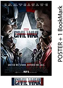 Captain America: Civil War - Movie Poster, Size 12 x 18