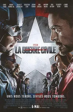 Captain America: Civil War (French)_ - Authentic Original 27x40 Rolled Movie Poster
