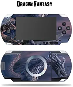 Mightyskins Protective Vinyl Skin Decal Cover Sticker Compatible with Sony PSP - Dragon Fantasy