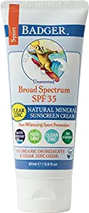 Badger Clear Zinc Sport Sunscreen SPF 35-2.9 oz