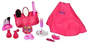 Click n' Play Doll Hair and Beauty Dress Up Accessory set, Perfect For 18 inch American Girl Dolls