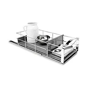 simplehuman 9 inch Pull-Out Cabinet Organizer, Heavy-Gauge Steel Frame