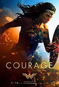 WONDER WOMAN (2017) COURAGE Original Movie Poster 27x40 - Dbl-Sided - Gal Gadot