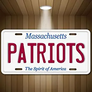 Forever Signs Of Scottsdale Patriots AFC NFL New England Massachusetts Football Vanity License Plate Tag