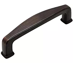 25 Pack - Cosmas 4389ORB Oil Rubbed Bronze Modern Cabinet Hardware Handle Pull - 3" Inch (76mm) Hole Centers