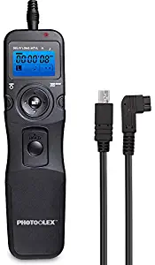 Sony Intervalometer Wired Remote Controller LCD Timer Shutter Release for Sony A6000 A5100 A5000 A6500 A6400 A6300 A7 A7 II A7 III A7R A7R II A7R III A7S A7S II A9 RX100 VI V VA IV III RX10 IV etc