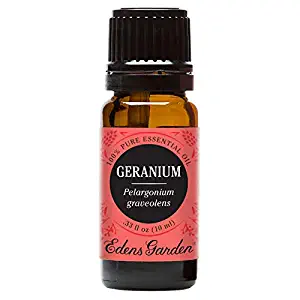 Edens Garden Geranium Essential Oil, 100% Pure Therapeutic Grade (Highest Quality Aromatherapy Oils- Anxiety & Skin Care), 10 ml