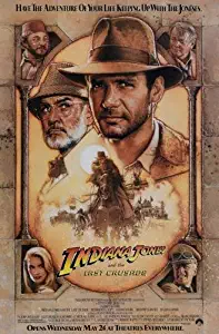 (11x17) Indiana Jones and the Last Crusade - Harrison Ford Sean Connery Movie Poster