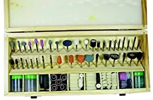 228pc Rotary Tool Accessory Bit Set w Case 1/8