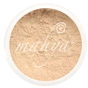 Mahya Mineral Makeup Loose Mineral Foundations Net Weight: 0.3 oz / 10 g by Mahya Cosmetics (Natural)