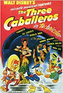 The Three Caballeros POSTER Movie (27 x 40 Inches - 69cm x 102cm) (1944)