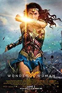 Wonder Woman Movie POSTER 27 x 40 Gal Gadot, Chris Pine, E, MADE IN THE U.S.A.