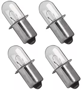 Dewalt 18v Xenon Flashlight Bulb GENUINE OEM DW9083 DW908 DW919 DC509 - 4 Pack