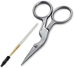 Tweezerman Stainless Brow Shaping Scissor and Brush