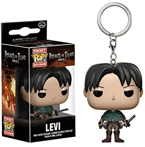 Funko Pop Keychain Attack on Titan Levi Ackerman Action Figure