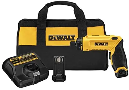 DEWALT 8V MAX Cordless Screwdriver Kit, Gyroscopic, 2 Batteries (DCF680N2)