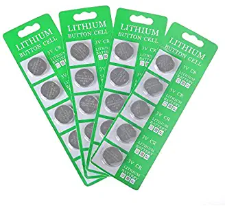 Minetom Lithium Button Coin Cell Batteries in Blister Pack CR2032 3V - 20 Count
