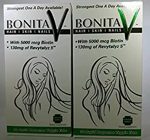 Essential Source Bonita V - Hair Skin and Nails 30 Veggie Tablets (2Pack)