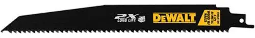 DEWALT Reciprocating Saw Blades, 9-Inch, 6-TPI, 5-Pack (DWA4169)