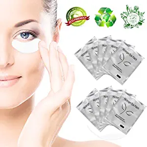 100 Pairs Gel Eye Pads,Eye Pads，Hydrogel Eye Patch， Eyelash Extension Supplies，Eyelash Extension Gel ，Eye Pads for Lash Extensions- Beauty Makeup Eye Mask Kit,Eye Mask Beauty Tool