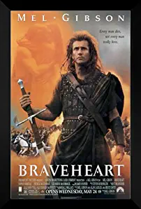 ArtDirect Braveheart FRAMED 27x40 Movie Poster: Mel Gibson