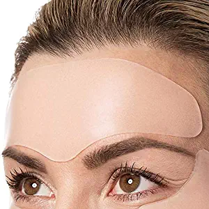 Overnight Lift Brow Lift Forehead Anti- Wrinkle Patch - Reusable Smoothing 100% Silicone Patch Expression Lines Creases Self-Adhesive