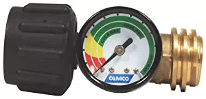 Camco Propane Gauge/Leak Detector, Type 1 Connection for Gas Grills, RVs and Boats