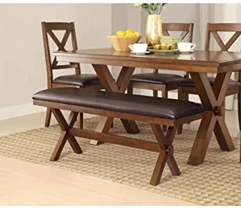 Better Homes and Gardens Maddox Crossing Dining Bench, Espresso