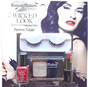 Wet N Wild Femme Fatale Wicked Look Halloween Eyelash Makeup Set Kits (Femme Fatale) Idea Make Up Artists Drag Queens Girls Unique Cool Birthday Great Valentines Day Nurse Graduation Gift Idea